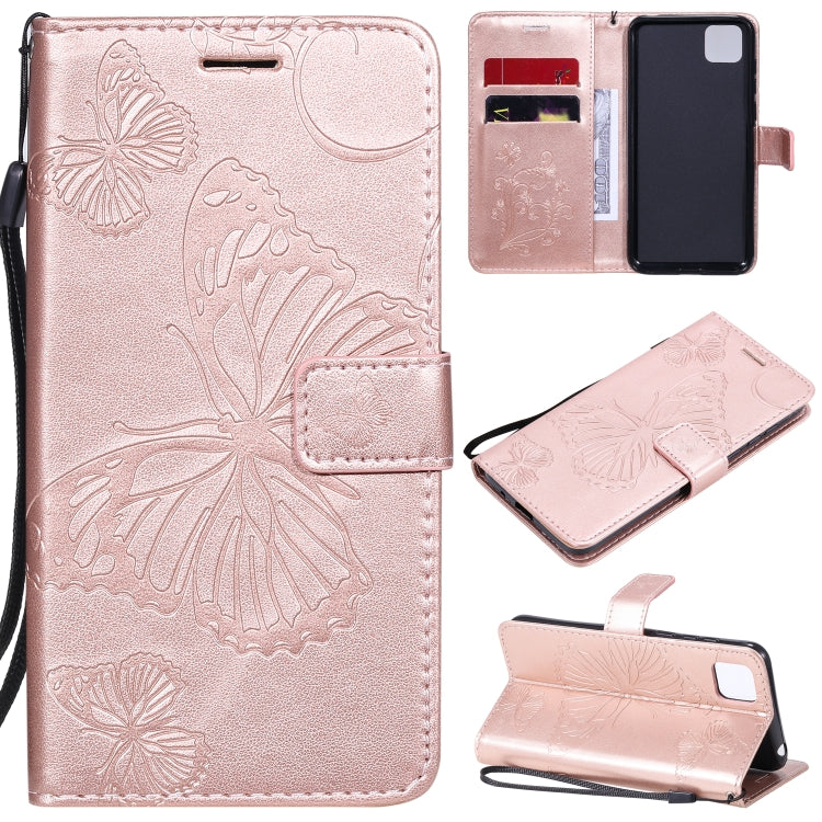 3D Butterflies Embossing Pattern Horizontal Flip Leather Case with Holder & Card Slot & Wallet, For Huawei Y6P, For Huawei Honor 9A, For Huawei Honor 30 Pro / 30 Pro Plus