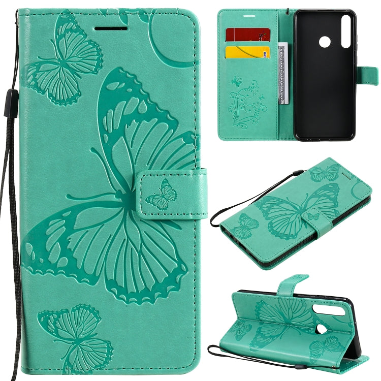 3D Butterflies Embossing Pattern Horizontal Flip Leather Case with Holder & Card Slot & Wallet, For Huawei Honor 30, For Huawei Honor Play 4T Pro