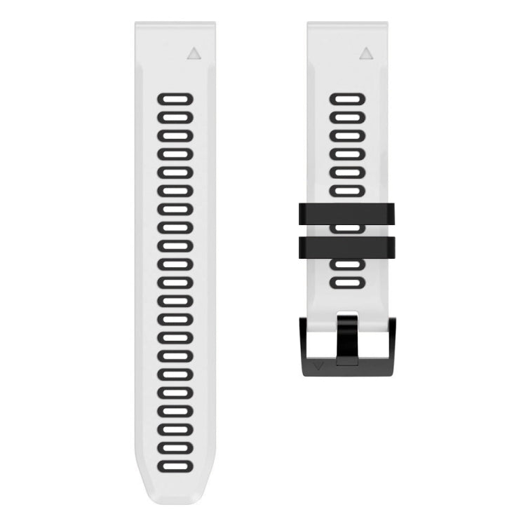 Sports Two-Color Silicone Watch Band, For Garmin Instinct 2X Solar