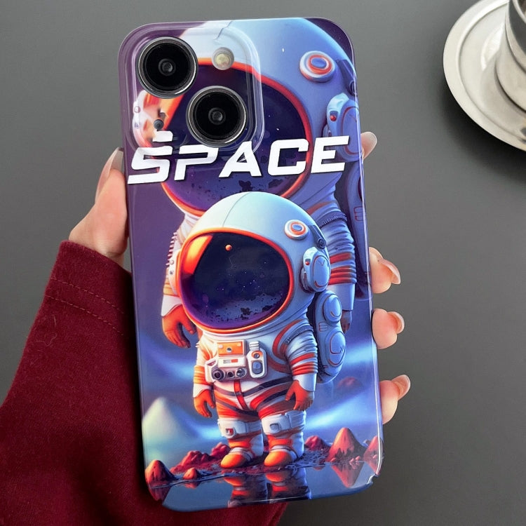 Painted Pattern Precise Hole PC Phone Case, For iPhone 14 Plus