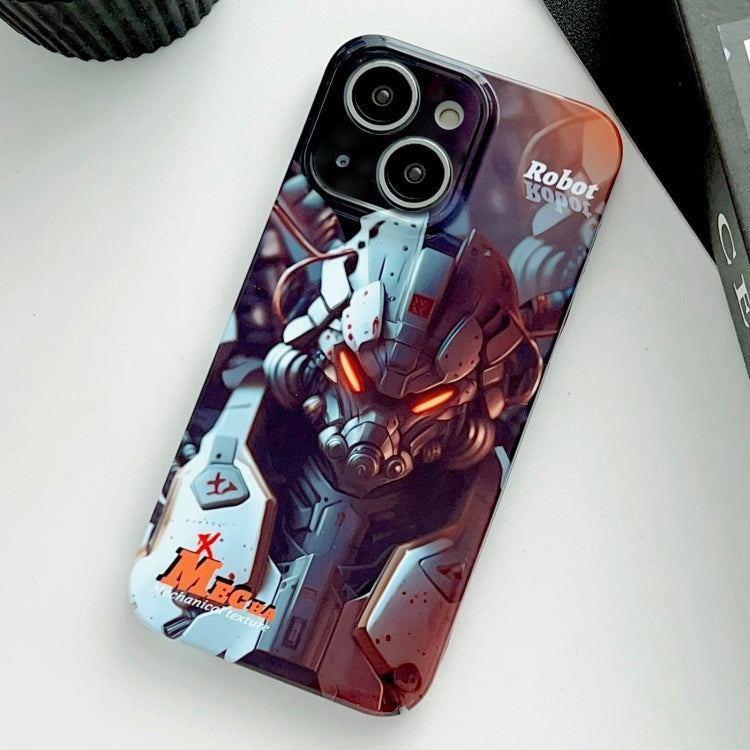 Painted Pattern Precise Hole PC Phone Case, For iPhone 14
