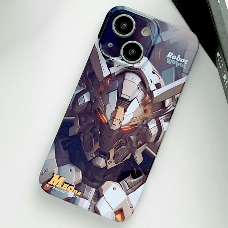 Painted Pattern Precise Hole PC Phone Case, For iPhone 14
