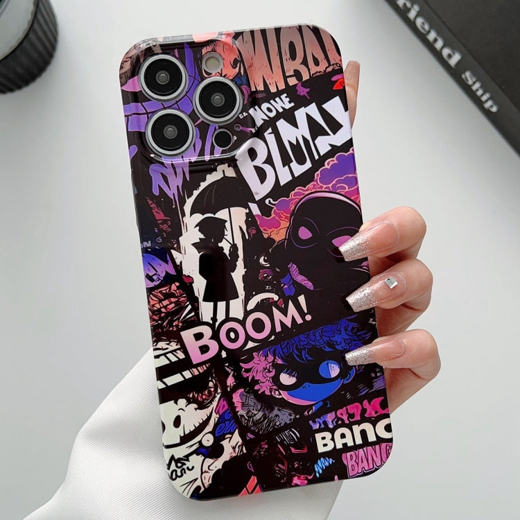Painted Pattern Precise Hole PC Phone Case, For iPhone 13 Pro