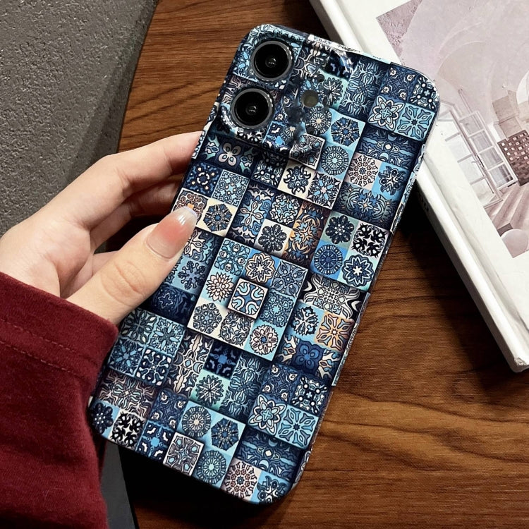Painted Pattern Precise Hole PC Phone Case, For iPhone 11