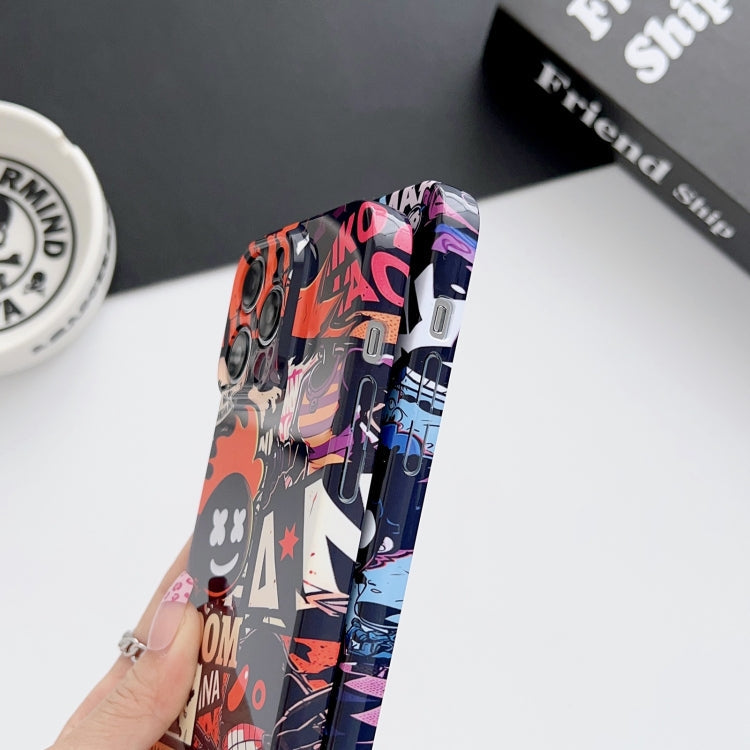 Painted Pattern Precise Hole PC Phone Case, For iPhone 12 Pro Max