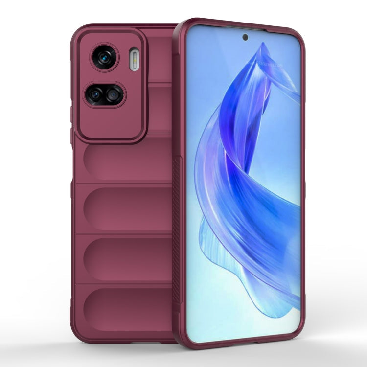 Magic Shield TPU + Flannel Phone Case, For Honor 90 Lite