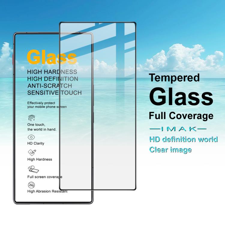 imak 9H Surface Hardness Full Screen Tempered Glass Film Pro+ Series, For ZTE nubia RedMagic 11 Air 5G, For ZTE nubia V80 Max / Blade V80 Max, For ZTE nubia V80 Design, For ZTE nubia Z80 Ultra, For ZTE nubia RedMagic 11 Pro 5G/11 Pro+ 5G...