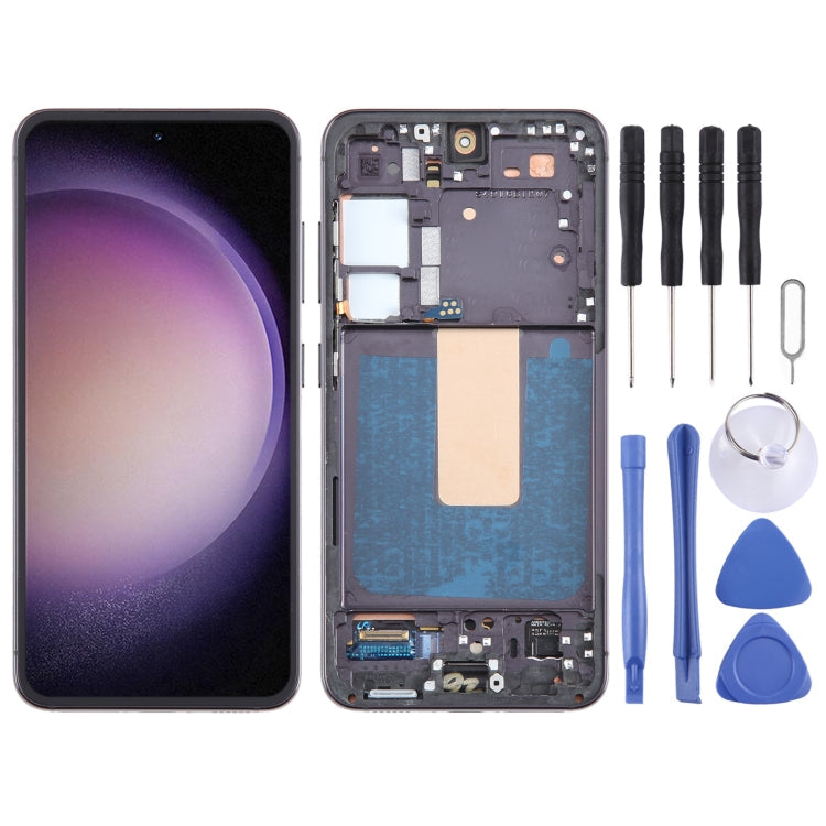 Original LCD Screen Digitizer Full Assembly with Frame, For Samsung Galaxy A25 SM-A256B, For Samsung Galaxy A15 5G SM-A156B, For Samsung Galaxy A35 SM-A356B, For Samsung Galaxy A05s SM-A057F, For Samsung Galaxy M14 SM-M146B...