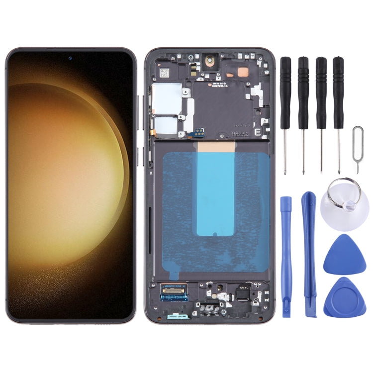Original LCD Screen Digitizer Full Assembly with Frame, For Samsung Galaxy A25 SM-A256B, For Samsung Galaxy A15 5G SM-A156B, For Samsung Galaxy A35 SM-A356B, For Samsung Galaxy A05s SM-A057F, For Samsung Galaxy M14 SM-M146B...
