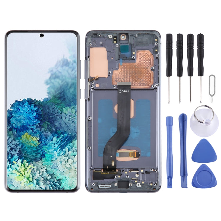 6.78 inch EU Version OLED LCD Screen Digitizer Full Assembly with Frame(Black), For Samsung Galaxy S23+ 5G SM-S916B, For Samsung Galaxy S22 Ultra 5G SM-S908B (EU Version), For Samsung Galaxy S21+ 5G SM-G996B, For Samsung Galaxy S20+ 4G/5G SM-G985/986  ...