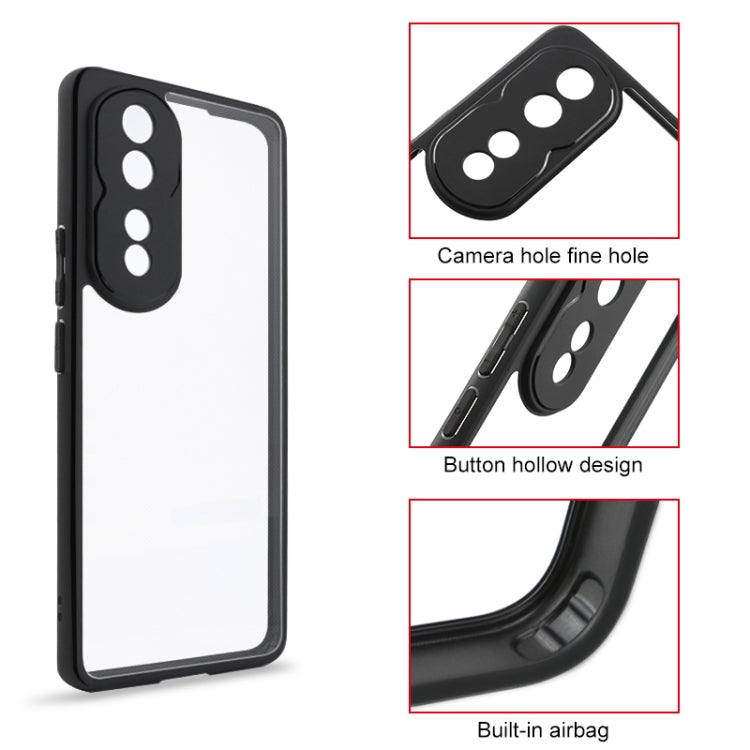 Frosted TPU + Transparent PC Phone Case, For Honor 80 Pro