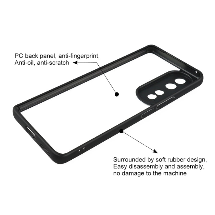 Frosted TPU + Transparent PC Phone Case, For Honor 80 Pro