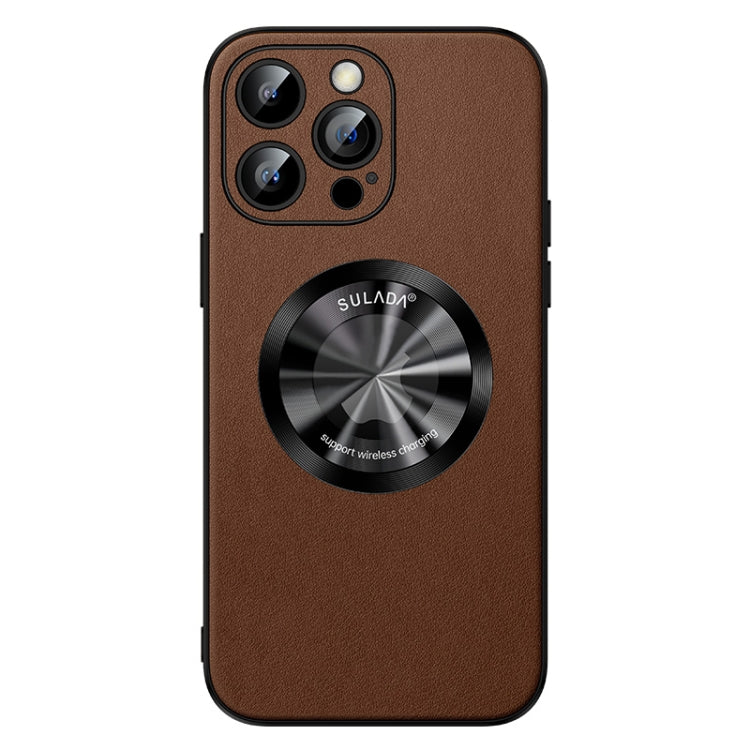 SULADA Microfiber Leather MagSafe Magnetic Phone Case, For iPhone 13 Pro, For iPhone 13, For iPhone 12