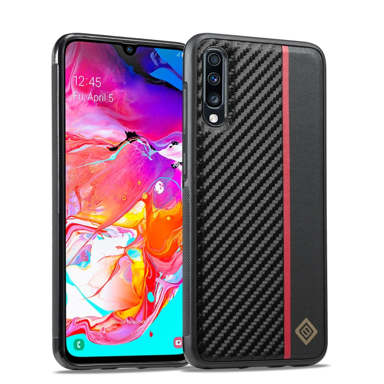 LC.IMEEKE 3 in 1 Carbon Fiber Texture Shockproof Phone Case, For Samsung Galaxy S20 Ultra, For Samsung Galaxy Note20 Ultra, For Samsung Galaxy A70, For Samsung Galaxy A71 4G, For Samsung Galaxy A50, For Samsung Galaxy S21 FE, For Samsung Galaxy A51 4G...