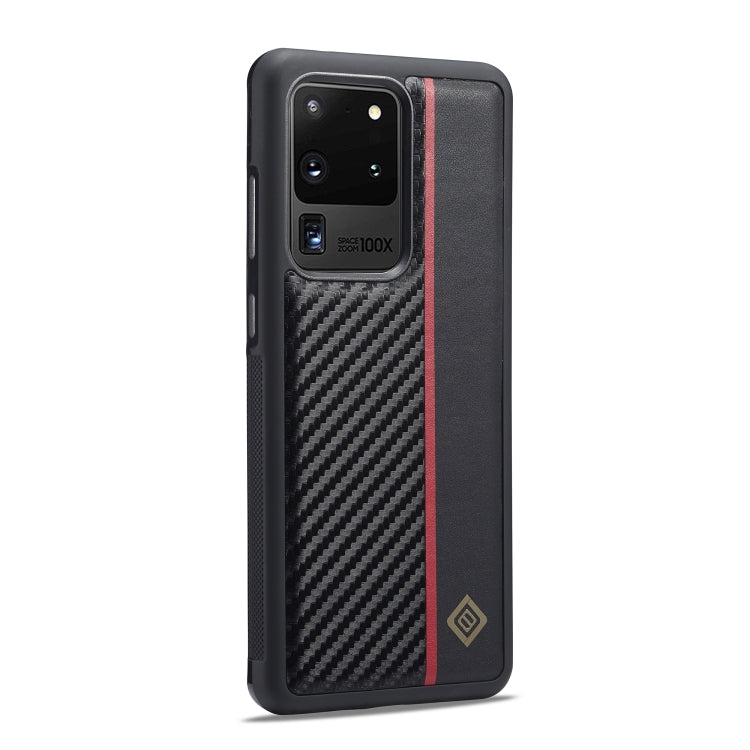 LC.IMEEKE 3 in 1 Carbon Fiber Texture Shockproof Phone Case, For Samsung Galaxy S20 Ultra, For Samsung Galaxy Note20 Ultra, For Samsung Galaxy A70, For Samsung Galaxy A71 4G, For Samsung Galaxy A50, For Samsung Galaxy S21 FE, For Samsung Galaxy A51 4G...