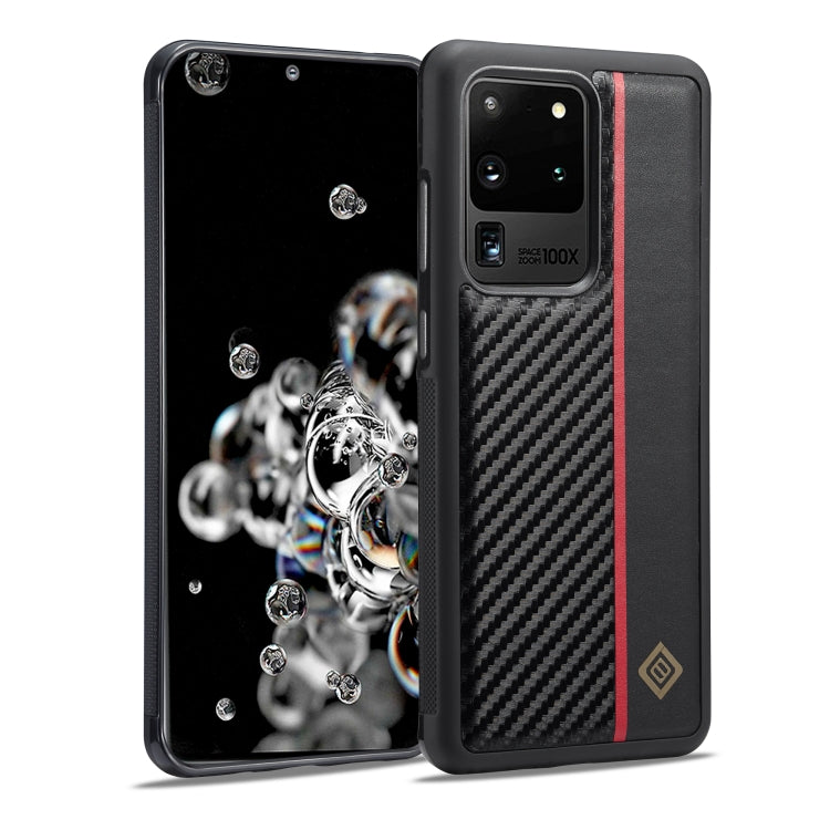 LC.IMEEKE 3 in 1 Carbon Fiber Texture Shockproof Phone Case, For Samsung Galaxy S20 Ultra, For Samsung Galaxy Note20 Ultra, For Samsung Galaxy A70, For Samsung Galaxy A71 4G, For Samsung Galaxy A50, For Samsung Galaxy S21 FE, For Samsung Galaxy A51 4G...