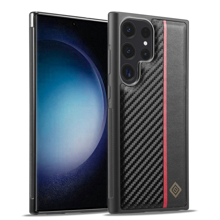 LC.IMEEKE 3 in 1 Carbon Fiber Texture Shockproof Phone Case, For Samsung Galaxy A15 5G, For Samsung Galaxy A24, For Samsung Galaxy S24 Ultra 5G, For Samsung Galaxy S24+ 5G, For Samsung Galaxy A23 4G/5G, For Samsung Galaxy A34 5G, For Samsung Galaxy S24...