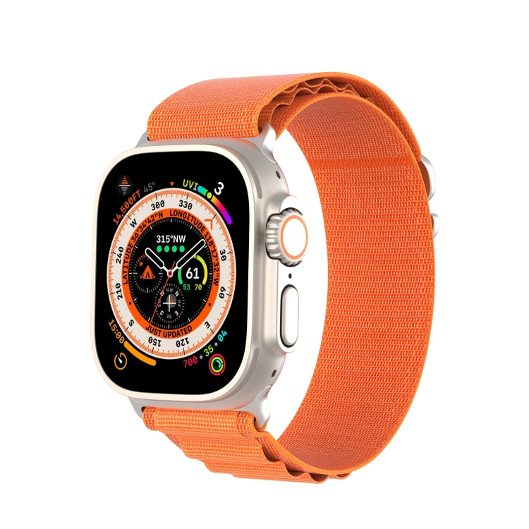 DUX DUCIS GS Series Nylon Loop Watch Band, For Apple Watch SE 2023 44mm, For Apple Watch Ultra 49mm, For Apple Watch SE 2023 40mm, For Apple Watch Ultra 2 49mm, For Apple Watch Series 9 45mm, For Apple Watch SE 2022 40mm