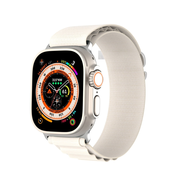 DUX DUCIS GS Series Nylon Loop Watch Band, For Apple Watch SE 2023 44mm, For Apple Watch Ultra 49mm, For Apple Watch SE 2023 40mm, For Apple Watch Ultra 2 49mm, For Apple Watch Series 9 45mm, For Apple Watch SE 2022 40mm
