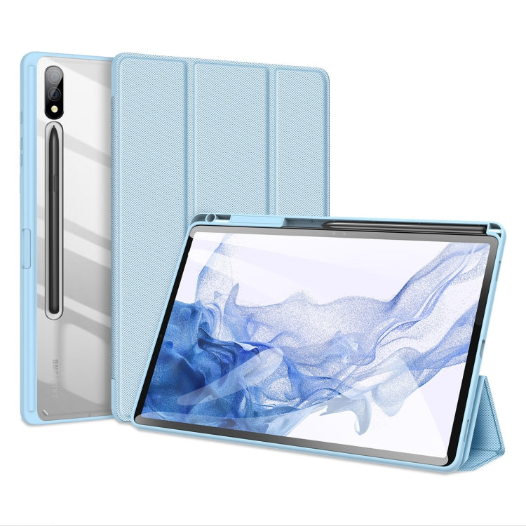 DUX DUCIS TOBY Series Antiskid Leather Tablet Case with Sleep / Wake-up Function, For Samsung Galaxy Tab S10 Lite / S10 FE, For Samsung Galaxy Tab S10 FE+, For Samsung Galaxy Tab S10 Ultra, For Samsung Galaxy Tab S10+, For Samsung Galaxy Tab S9 FE+...