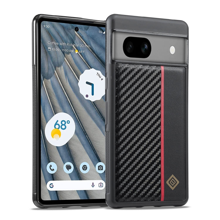 LC.IMEEKE 3 in 1 Carbon Fiber Texture Shockproof Phone Case, For Google Pixel 10 Pro XL, For Google Pixel 10 / 10 Pro, For Google Pixel 9a, For Google Pixel 9 Pro XL, For Google Pixel 9 / 9 Pro, For Google Pixel 8, For Google Pixel 7A...