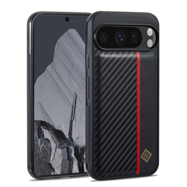 LC.IMEEKE 3 in 1 Carbon Fiber Texture Shockproof Phone Case, For Google Pixel 10 Pro XL, For Google Pixel 10 / 10 Pro, For Google Pixel 9a, For Google Pixel 9 Pro XL, For Google Pixel 9 / 9 Pro, For Google Pixel 8, For Google Pixel 7A...