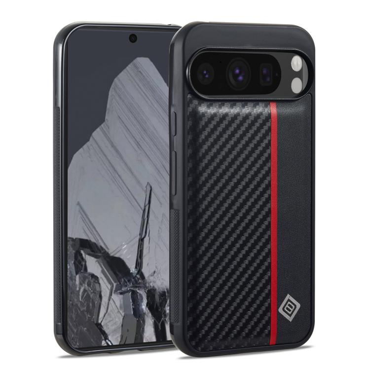 LC.IMEEKE 3 in 1 Carbon Fiber Texture Shockproof Phone Case, For Google Pixel 10 Pro XL, For Google Pixel 10 / 10 Pro, For Google Pixel 9a, For Google Pixel 9 Pro XL, For Google Pixel 9 / 9 Pro, For Google Pixel 8, For Google Pixel 7A...