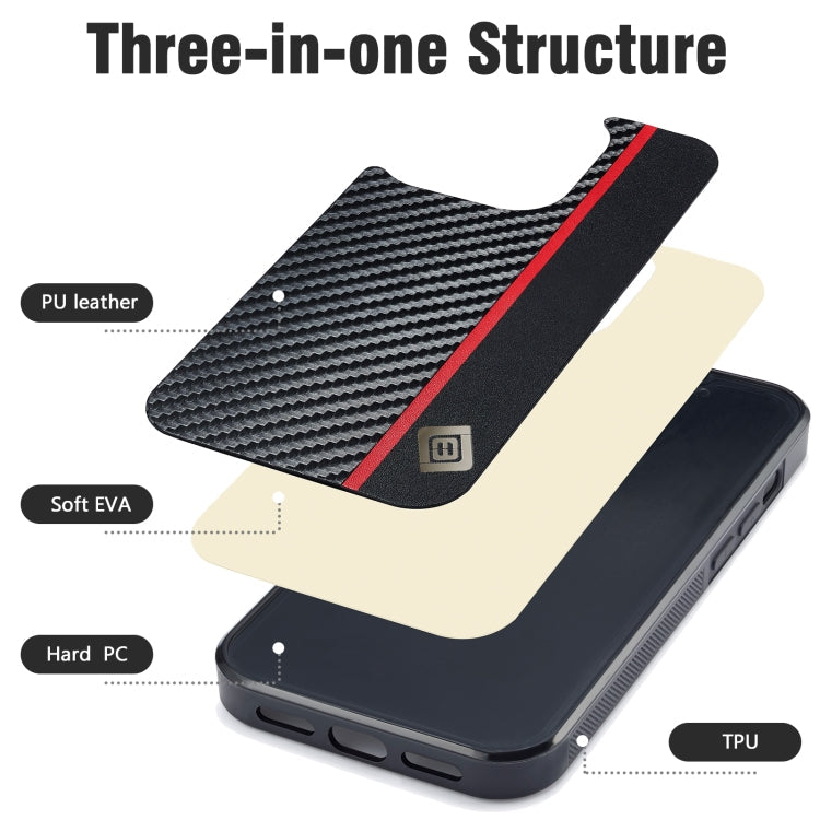 LC.IMEEKE 3 in 1 Carbon Fiber Texture Shockproof Phone Case, For Google Pixel 10 Pro XL, For Google Pixel 10 / 10 Pro, For Google Pixel 9a, For Google Pixel 9 Pro XL, For Google Pixel 9 / 9 Pro, For Google Pixel 8, For Google Pixel 7A...