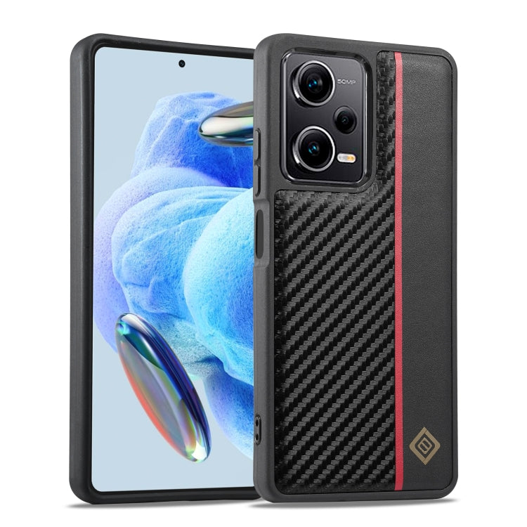 LC.IMEEKE 3 in 1 Carbon Fiber Texture Shockproof Phone Case, For Xiaomi Redmi Note 13 4G, For Xiaomi Redmi 13C / Poco C65, For Xiaomi Redmi Note 11, For Xiaomi Redmi Note 11 Pro 4G, For Xiaomi Redmi Note 12 Pro 5G, For Xiaomi Redmi Note 12 5G...
