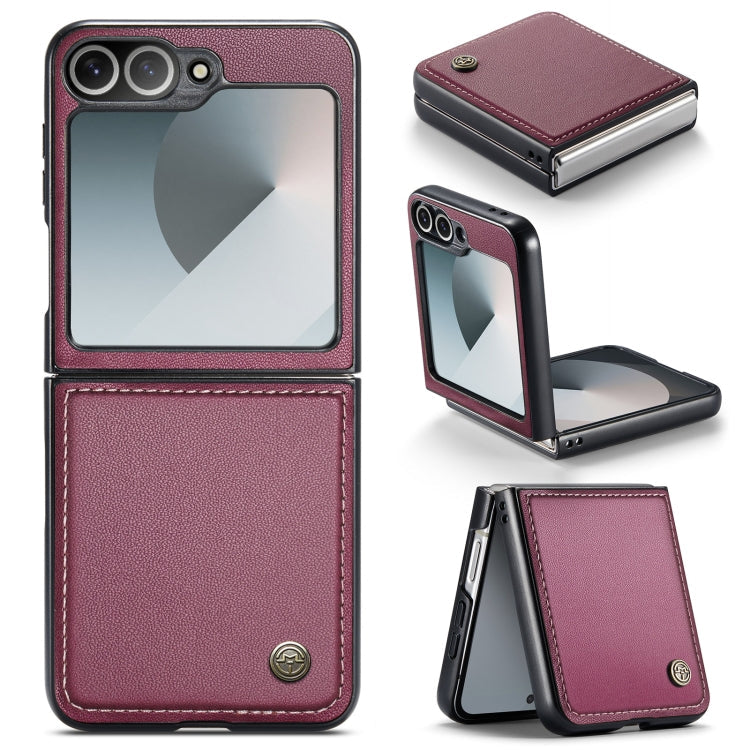 CaseMe 023 Butterfly Buckle Litchi Texture RFID Anti-theft Leather Phone Case, For Samsung Galaxy Z Flip6 / Flip7 FE, For Samsung Galaxy Z Fold6 5G, For Samsung Galaxy Z Fold5, For Samsung Galaxy Z Flip5