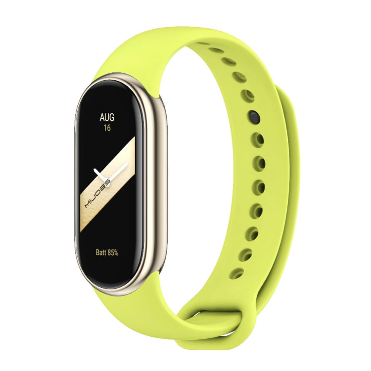 Mijobs Solid Color Silicone Watch Band, For Xiaomi Smart Band 10 / 9 / 8