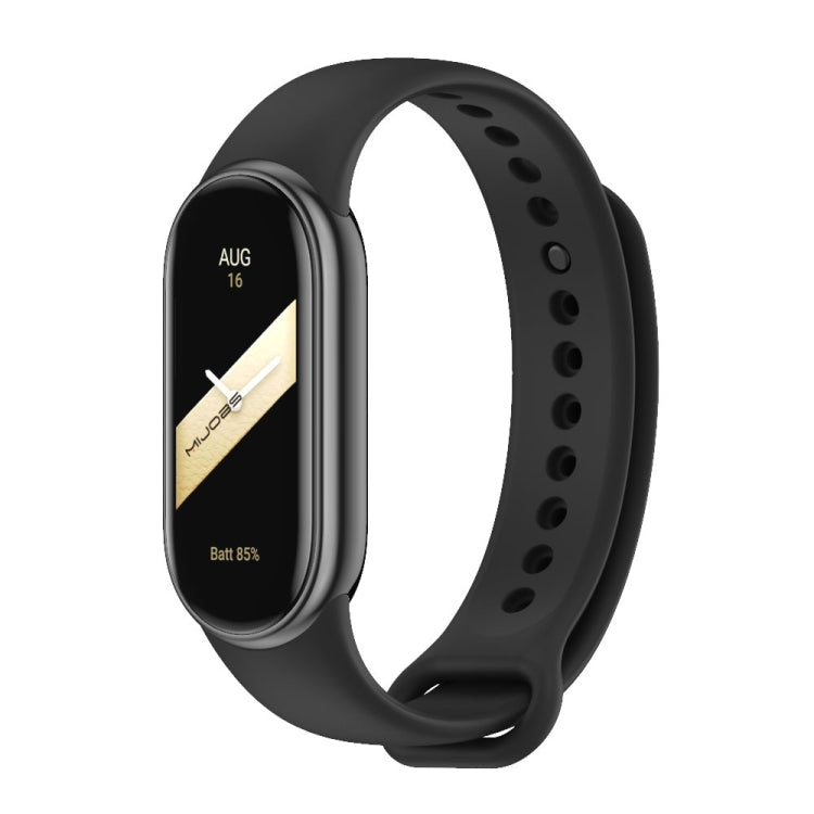 Mijobs Solid Color Silicone Watch Band, For Xiaomi Smart Band 10 / 9 / 8