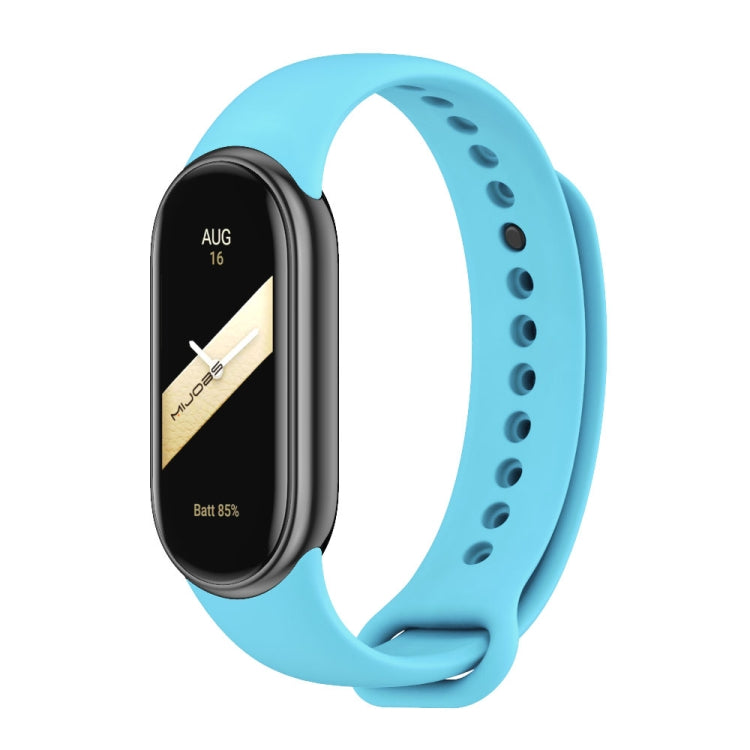 Mijobs Solid Color Silicone Watch Band, For Xiaomi Smart Band 10 / 9 / 8