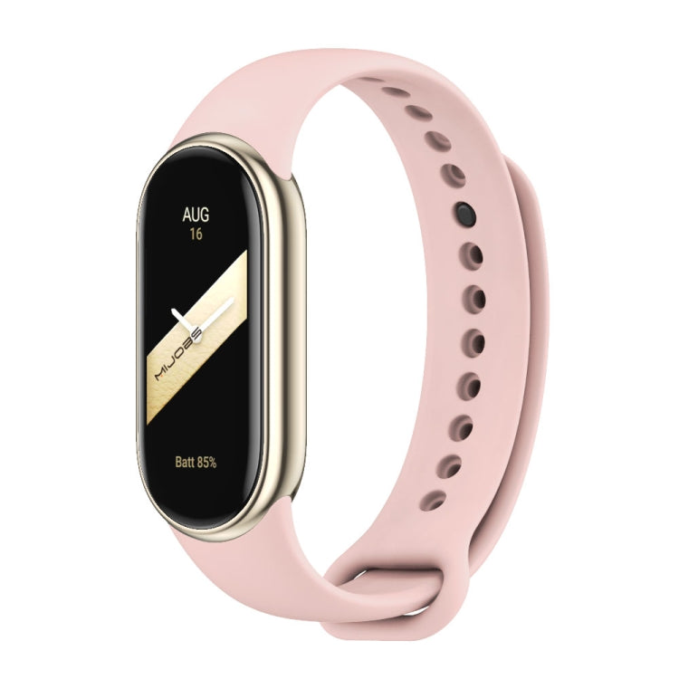Mijobs Solid Color Silicone Watch Band, For Xiaomi Smart Band 10 / 9 / 8