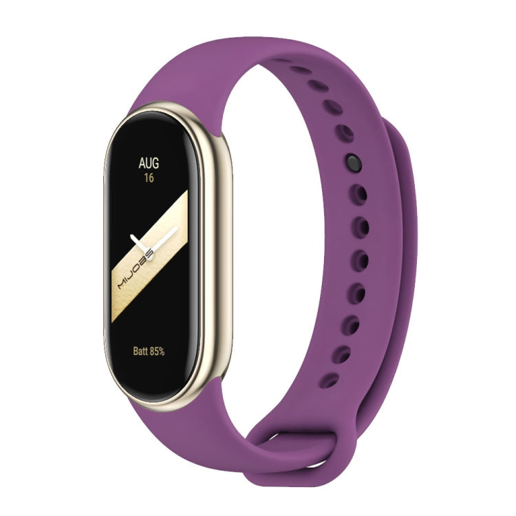 Mijobs Solid Color Silicone Watch Band, For Xiaomi Smart Band 10 / 9 / 8