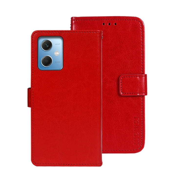 idewei Crazy Horse Texture Leather Phone Case, For Xiaomi Poco F5 Pro 5G, For Xiaomi Redmi Note 12S, For Xiaomi Redmi Note 12 4G Global