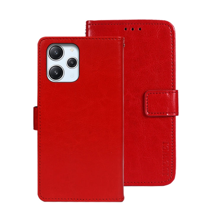 idewei Crazy Horse Texture Leather Phone Case, For Xiaomi 13T / 13T Pro, For Xiaomi Redmi 12 4G, For Xiaomi Poco F5 5G