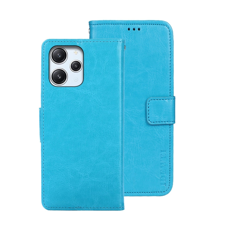 idewei Crazy Horse Texture Leather Phone Case, For Xiaomi 13T / 13T Pro, For Xiaomi Redmi 12 4G, For Xiaomi Poco F5 5G