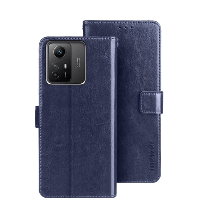 idewei Crazy Horse Texture Leather Phone Case, For Xiaomi Poco F5 Pro 5G, For Xiaomi Redmi Note 12S, For Xiaomi Redmi Note 12 4G Global