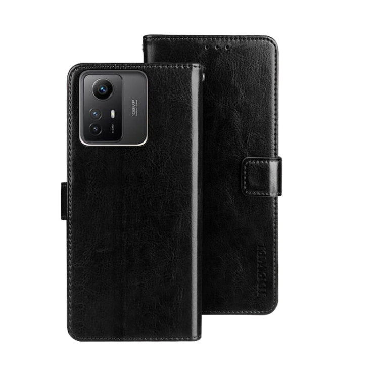 idewei Crazy Horse Texture Leather Phone Case, For Xiaomi Poco F5 Pro 5G, For Xiaomi Redmi Note 12S, For Xiaomi Redmi Note 12 4G Global