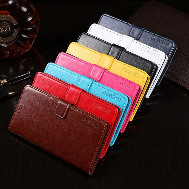 idewei Crazy Horse Texture Leather Phone Case, For Xiaomi Redmi 13C, For Xiaomi Redmi Note 13 Pro+ 5G, For Xiaomi Redmi Note 13 Pro 5G