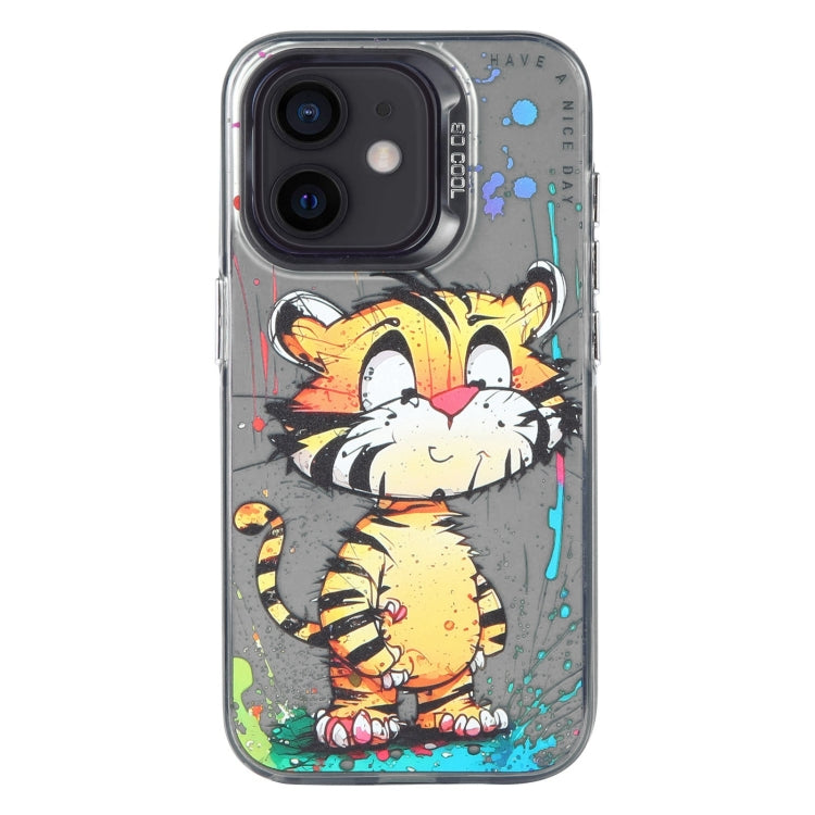 Animal Pattern Oil Painting Series PC + TPU Phone Case, For iPhone 11 Pro Max