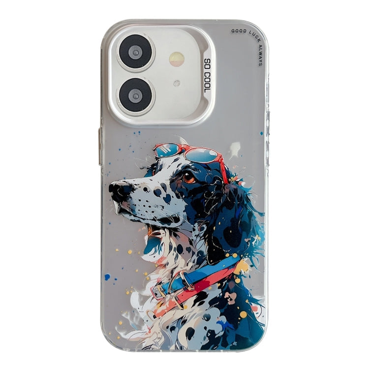 Animal Pattern Oil Painting Series PC + TPU Phone Case, For iPhone 11 Pro Max