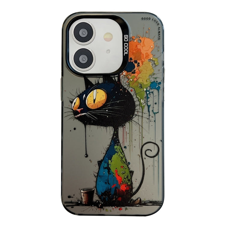 Animal Pattern Oil Painting Series PC + TPU Phone Case, For iPhone 11 Pro Max