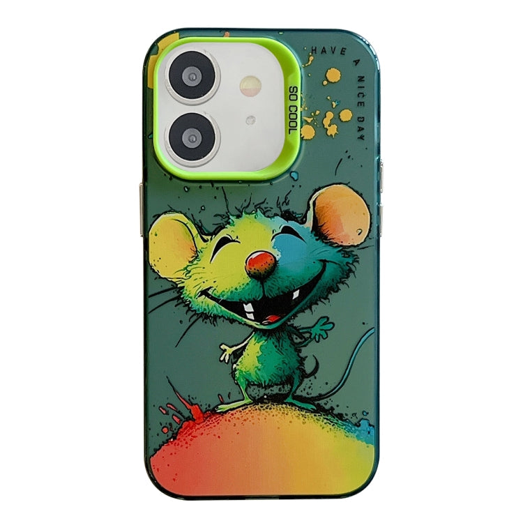 Animal Pattern Oil Painting Series PC + TPU Phone Case, For iPhone 11 Pro Max