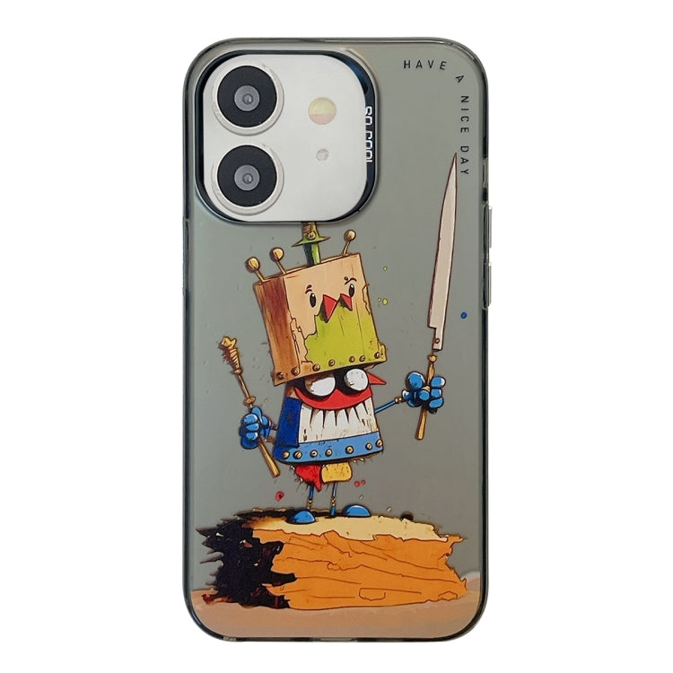 Animal Pattern Oil Painting Series PC + TPU Phone Case, For iPhone 11 Pro Max