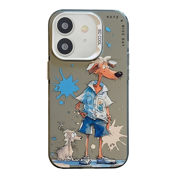 Animal Pattern Oil Painting Series PC + TPU Phone Case, For iPhone 11 Pro Max