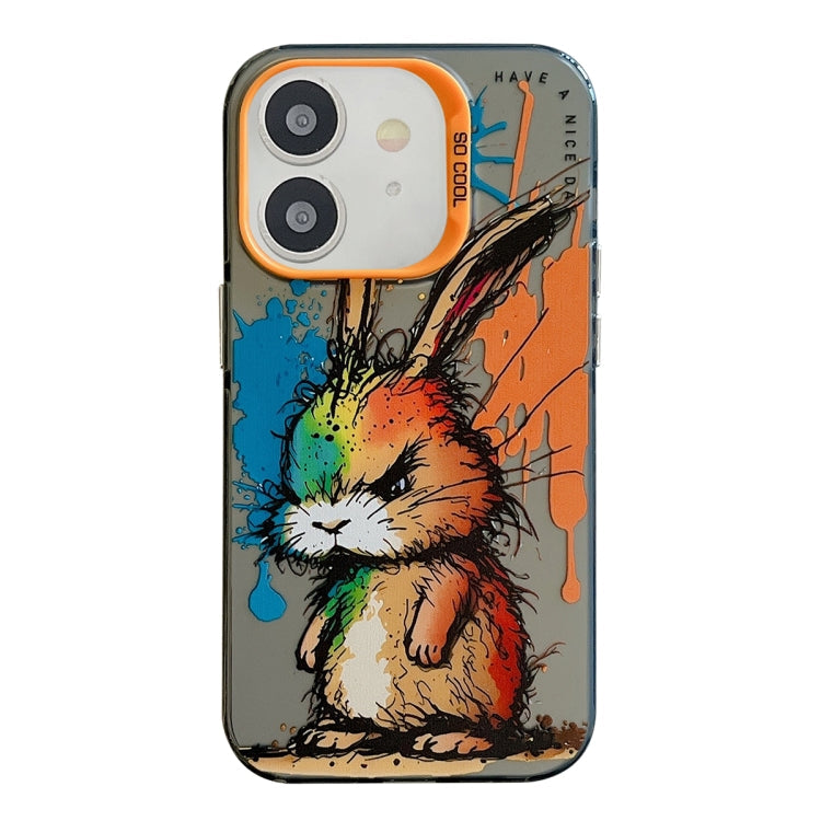Animal Pattern Oil Painting Series PC + TPU Phone Case, For iPhone 11 Pro Max