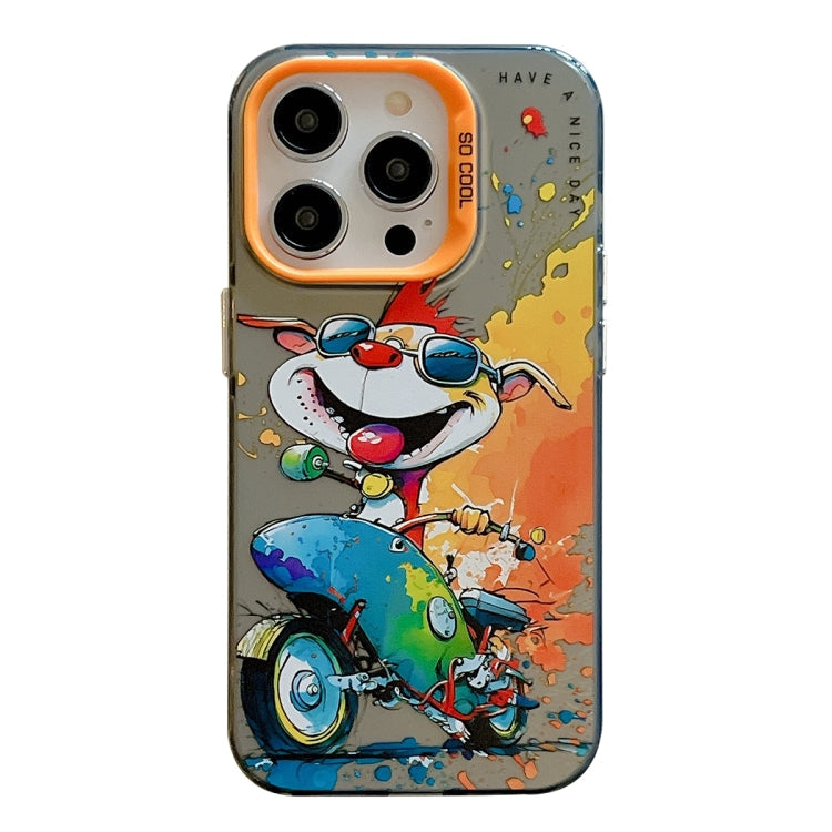 Animal Pattern Oil Painting Series PC + TPU Phone Case, For iPhone X / XS