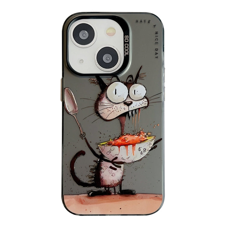 Animal Pattern Oil Painting Series PC + TPU Phone Case, For iPhone 12 Pro Max